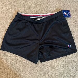 Champion Black Mesh Shorts